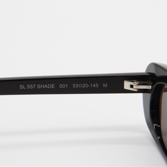 NEW SAINT LAURENT SL557 SHADE 001 BLACK SUNGLASSES SAINT LAURENT SHADE SL 557 main image 4